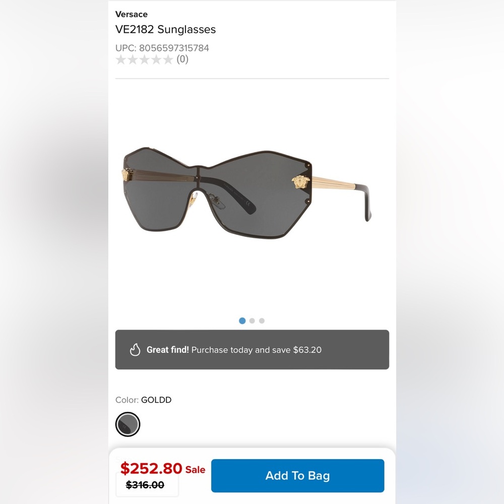 Versace VE2182 Sunglasses - Picture 8 of 8